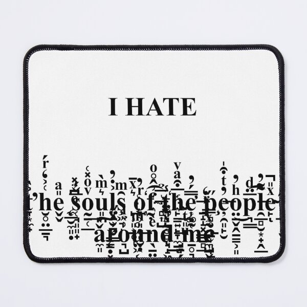 Item preview, I hate cursed font designed and sold by asadoesstuff.