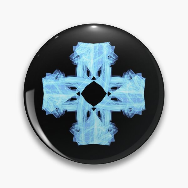 Item preview, crystal blue cross designed and sold by Meo Design.