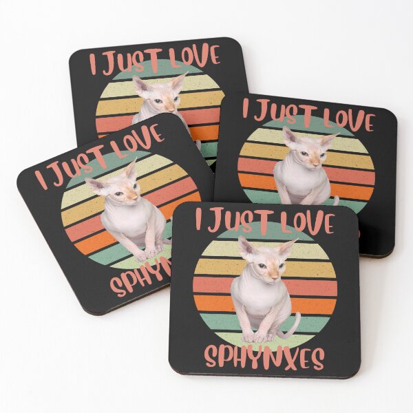 Item preview, I Just Love Sphynxes designed and sold by BluePlanetMerch.