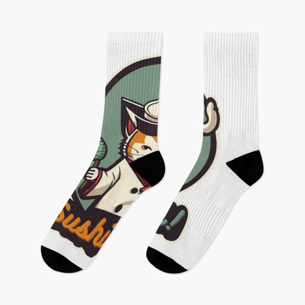 Item preview, The cat king of sushi designed and sold by Adamsartshop.