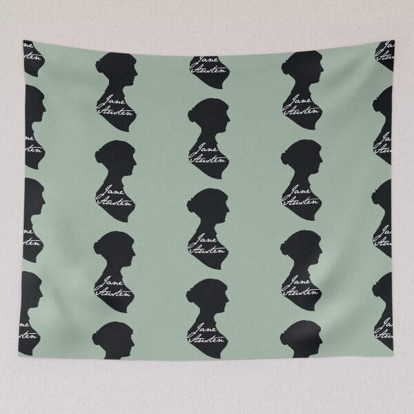 Item preview, Jane Austen silhouette designed and sold by CastlesClassics.