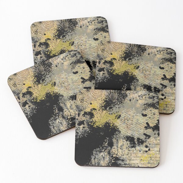 Item preview, Black and Tan Abstract Texture Design designed and sold by NancyMerkle.