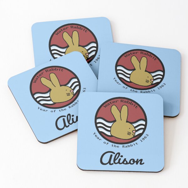 Item preview, Alison Born Year of the Water Rabbit 1963 designed and sold by ellenhenry.
