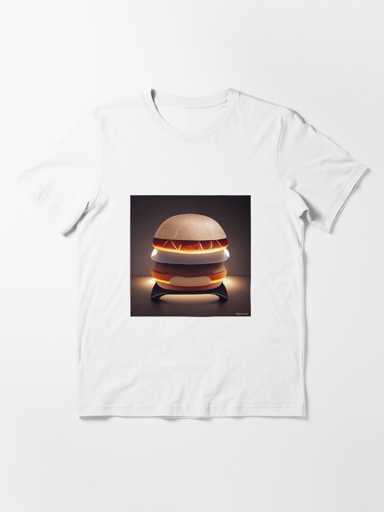 T-shirt essentiel avec l'œuvre « lampe à hamburger » de l'artiste  agarimoart