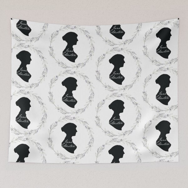 Item preview, Jane Austen silhouette designed and sold by CastlesClassics.