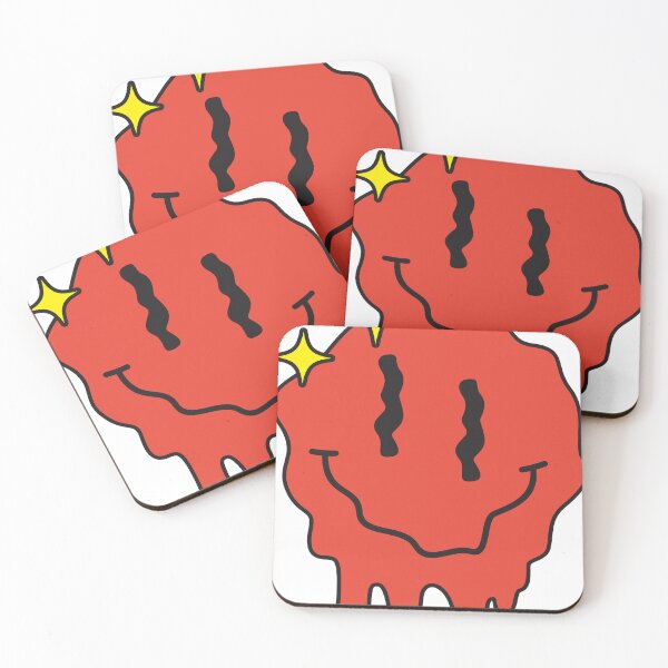 Item preview, Cute and creepy melting smiley designed and sold by sansapparel.
