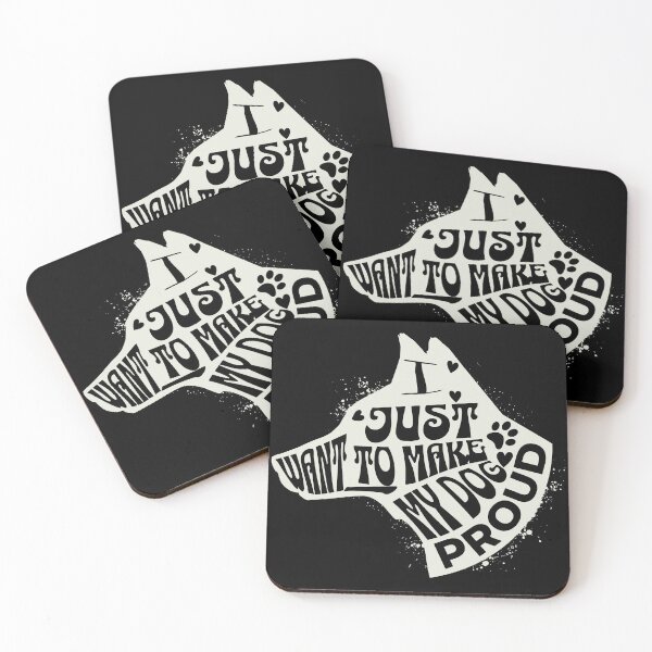 Item preview, I Just Want To Make My Dog Proud Funny Dog Owner designed and sold by mikels.
