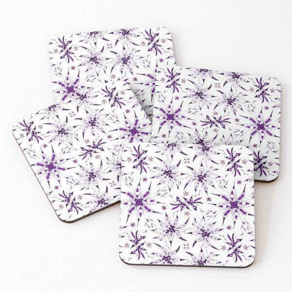 Item preview, Abstract floral pattern - shades of purple designed and sold by AlinaSCorner.