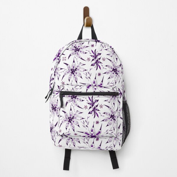 Item preview, Abstract floral pattern - shades of purple designed and sold by AlinaSCorner.