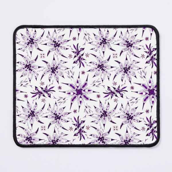 Item preview, Abstract floral pattern - shades of purple designed and sold by AlinaSCorner.