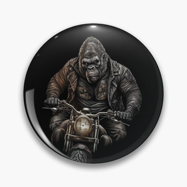 Item preview, Gorilla on a Motorcycle designed and sold by Johnny Furlotte.