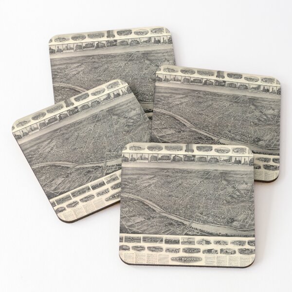 Item preview, New Brunswick, New Jersey (1910) designed and sold by allhistory.