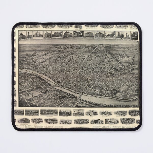 Item preview, New Brunswick, New Jersey (1910) designed and sold by allhistory.