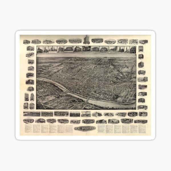 Artikel-Vorschau von Neubraunschweig, New Jersey (1910), designt und verkauft von allhistory.
