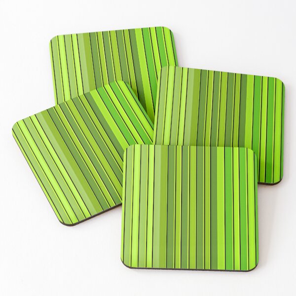 Item preview, Green stripe pattern designed and sold by FlossOrFi.
