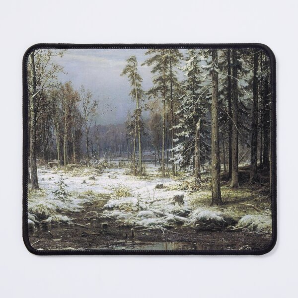 Item preview, Winter scenery - First snow by Ivan Shishkin designed and sold by AR-shop.