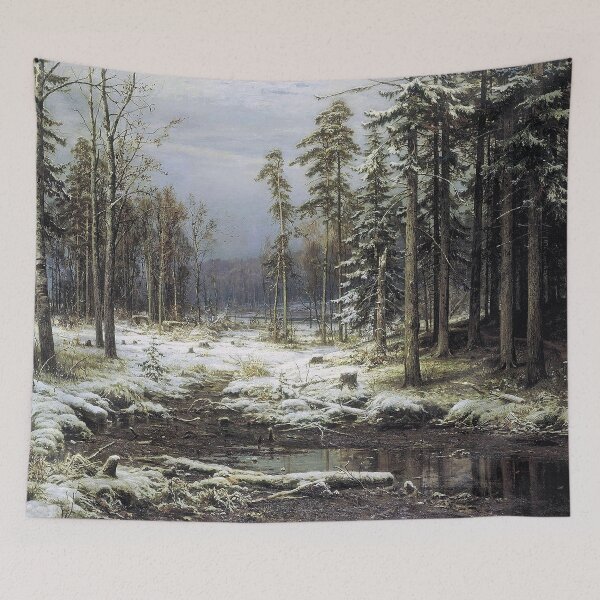 Item preview, Winter scenery - First snow by Ivan Shishkin designed and sold by AR-shop.