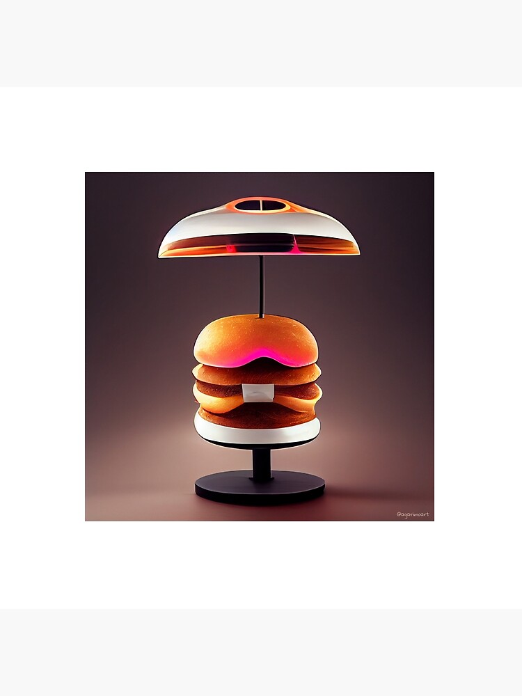 hamburger lamp II | Art Board Print