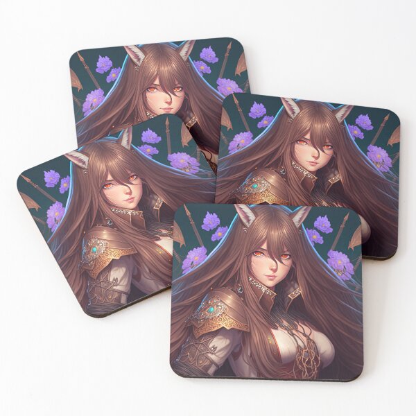Item preview, Portrait of a fantasy female assassin, animal tribe designed and sold by PJGartui.