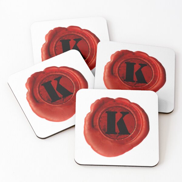 Item preview, Initial K Wax Seal - personalised initials designed and sold by xShirtsNSheetxs.
