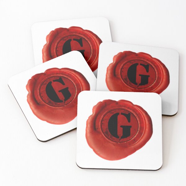 Item preview, Initial G Wax Seal - personalised initials designed and sold by xShirtsNSheetxs.