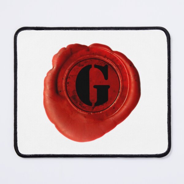 Item preview, Initial G Wax Seal - personalised initials designed and sold by xShirtsNSheetxs.