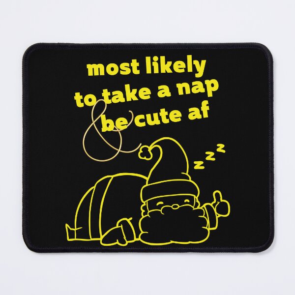 Item preview, Santa - most likely to take a nap designed and sold by droolingdreams.