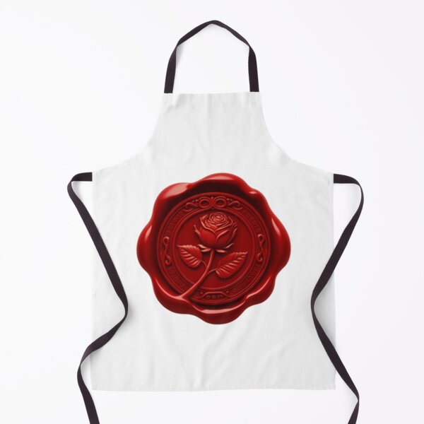 Item preview, Red Wax Seal Rose Flower - Floral Graphic Illustration - Boyfriend, Girfriend Valentines Gift designed and sold by xShirtsNSheetxs.