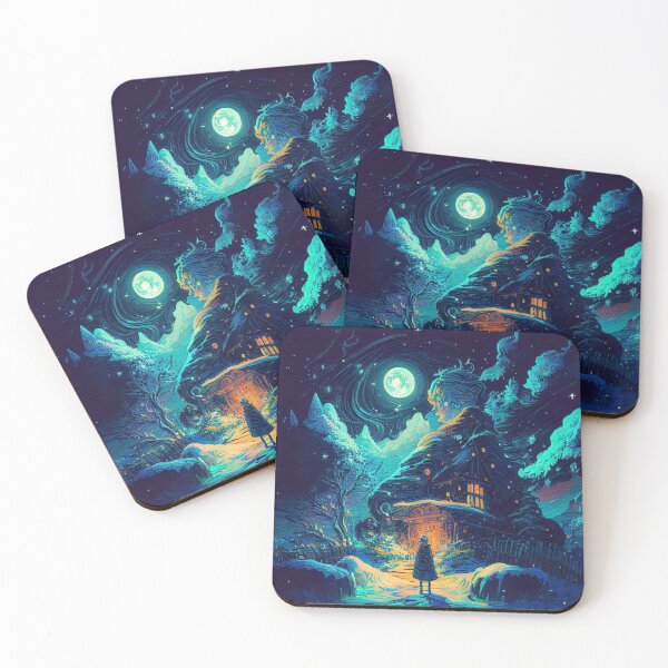 Item preview, SK Surrealist Starry and Snowy Night designed and sold by Semih KIZIL.
