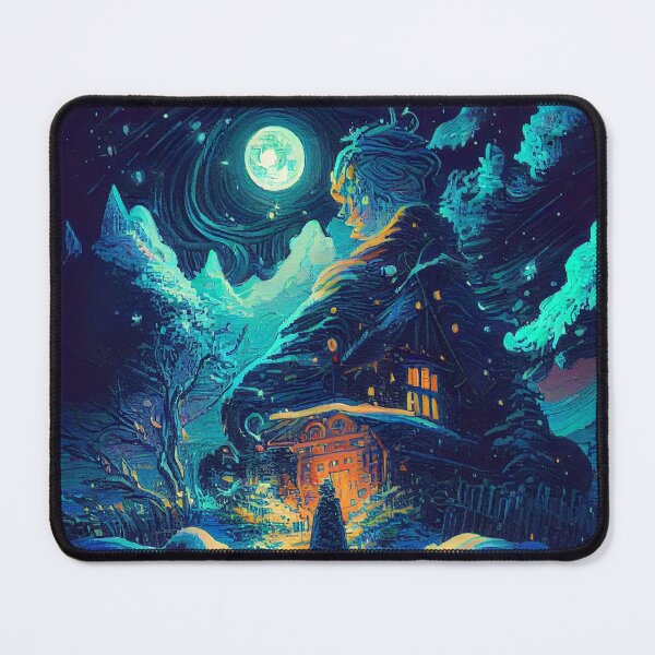 Item preview, SK Surrealist Starry and Snowy Night designed and sold by Semih KIZIL.
