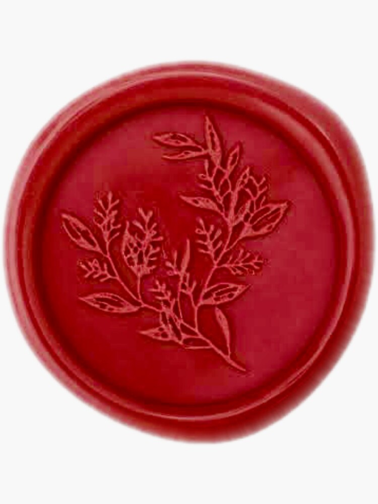 "Wax Seal " Sticker for Sale by xShirtsNSheetxs Redbubble