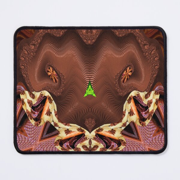 Item preview,  *FUNNY ABSTRACT PAINTING ALIEN TRIBAL FACE CHOCOLATE MIXTURE MINT GREEN WITH STARRY GREEN ANISE* designed and sold by Ralek.