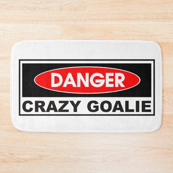 Item preview, Crazy Goalie Hockey  designed and sold by HatzicTshirts.