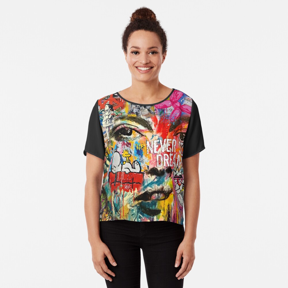 Item preview, Chiffon Top designed and sold by Helt-Sort.