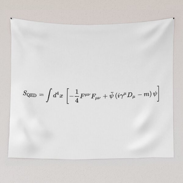Item preview, Quantum electrodynamics -QED- action, quantum field theory and physics designed and sold by NoetherSym.