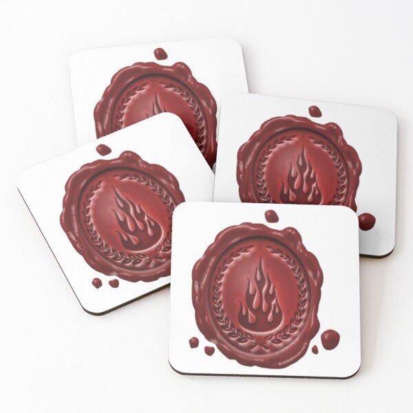 Item preview, Wax seal fire stickers designed and sold by xShirtsNSheetxs.