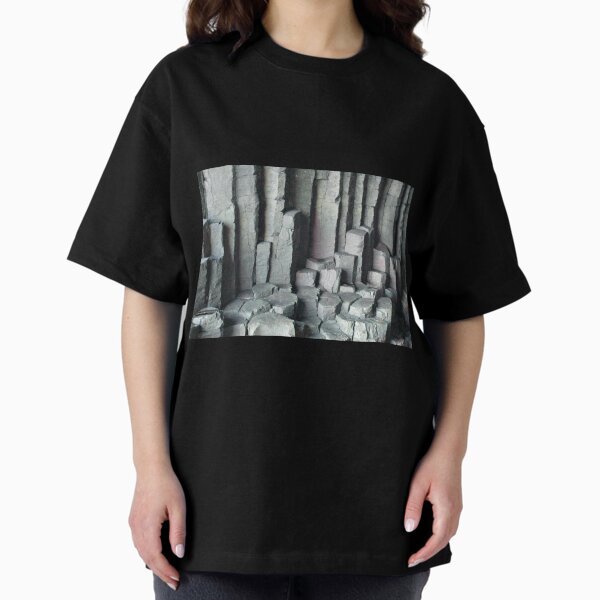 Basalt Columns with unusual colouring Oversized T-Shirt