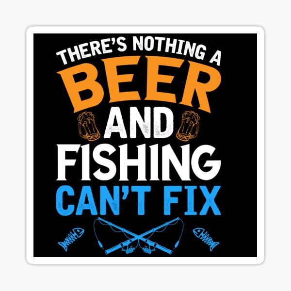 Beer And Fish Stickers for Sale, Free US Shipping