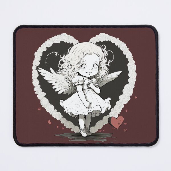 Item preview, Valentine's day angel with hearts designed and sold by Art1955.
