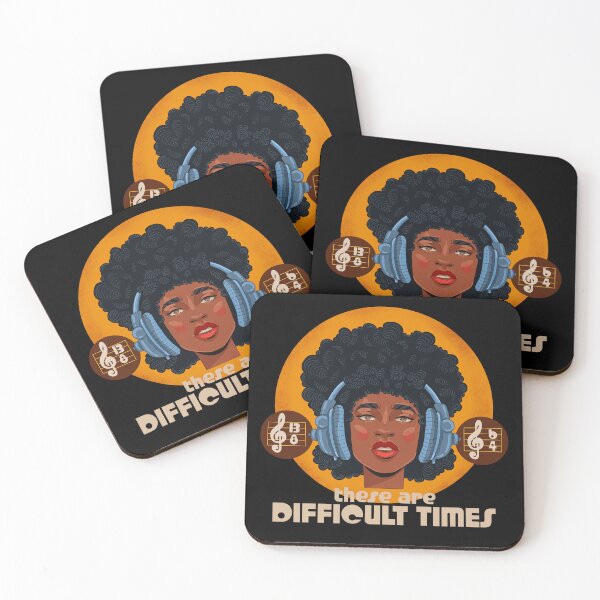Item preview, These Are Difficult Times Music Joke Vintage Black Women designed and sold by ZNOVANNA.