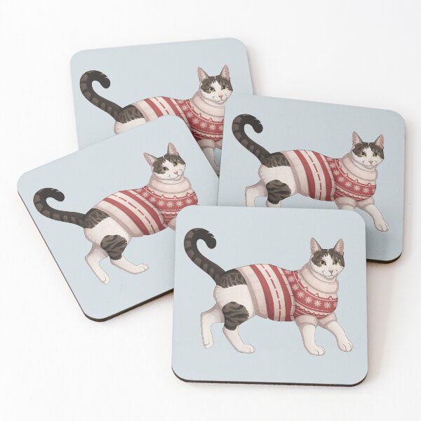Item preview, Christmas Cat designed and sold by Terrafoxe.