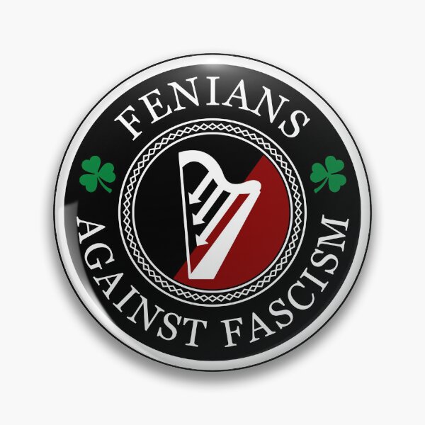 Vista previa del artículo con la obra «Fenianos contra el fascismo», diseñado y vendido por LeftistLessons.