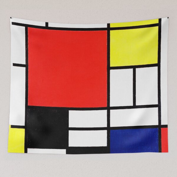 Item preview, Mondrian Composition with Red, Yellow, Blue, and Black  designed and sold by Brasilia.