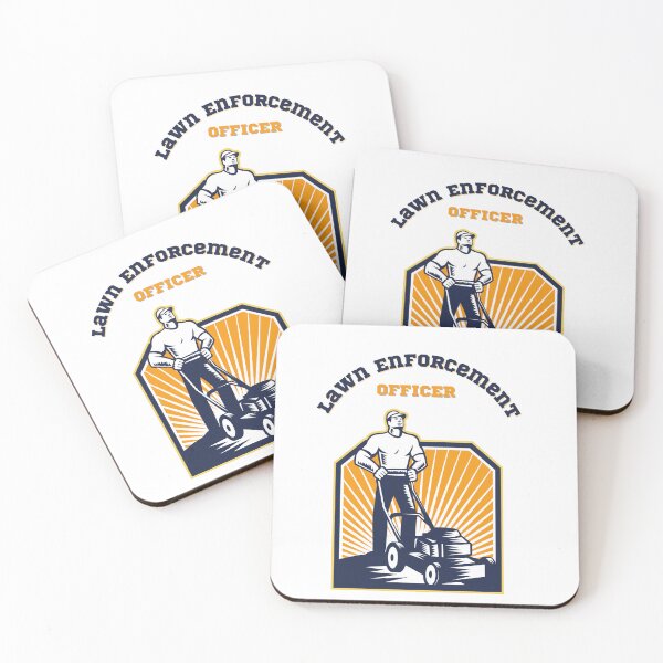 Item preview, Lawn Enforcement Officer designed and sold by CUBDESIGNING.