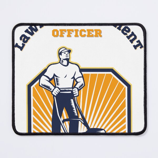 Item preview, Lawn Enforcement Officer designed and sold by CUBDESIGNING.