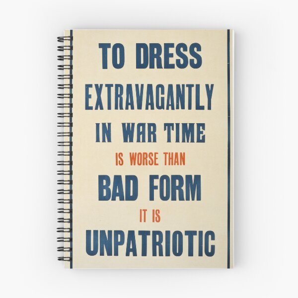 Item preview, To Dress Extravagantly in War Time - Vintage Poster designed and sold by Vintage Wall Art.