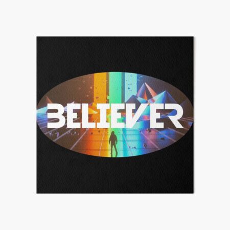 BELIEVER - Imagine Dragons Art Board Print by DalyRincon