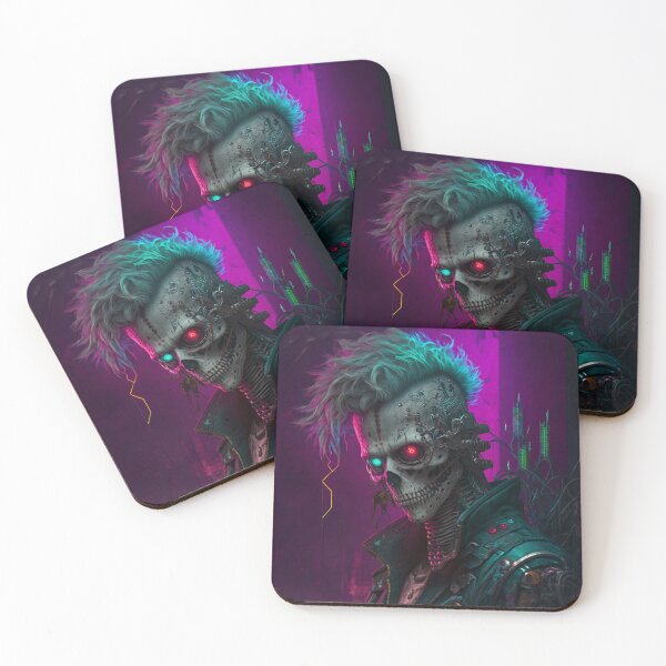 Item preview, Cyberpunk Killer Skeleton designed and sold by FreeBot99.