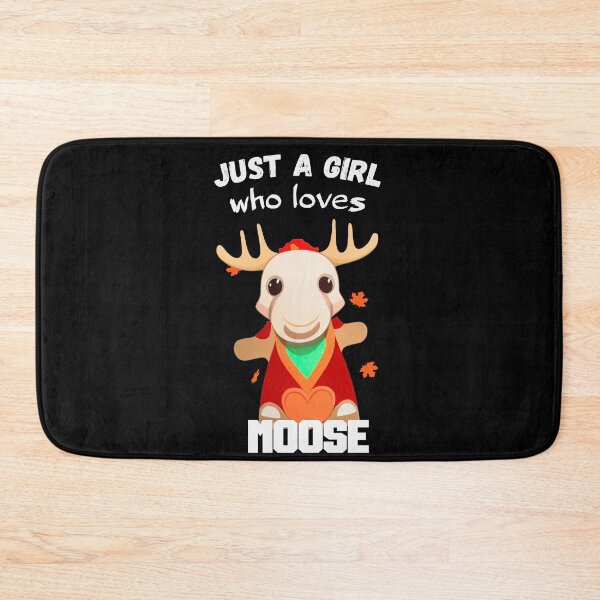 Item preview, Just a girl who loves moose designed and sold by Nakumis-shop.