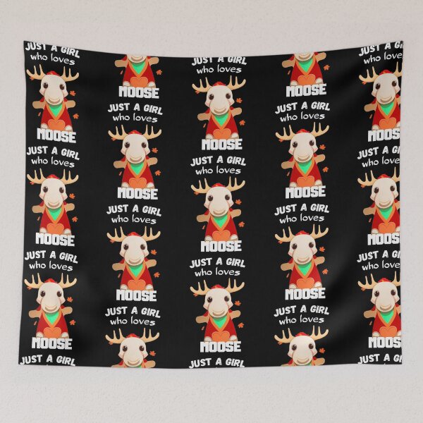 Item preview, Just a girl who loves moose designed and sold by Nakumis-shop.